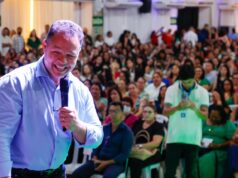 Prefeitura de Rondonópolis | Em aula inaugural, prefeito anuncia reajuste salarial extra e também 14º salário a professores