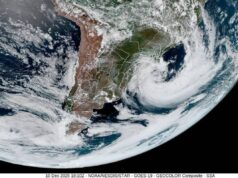 Ciclone gera alerta de tempestade e ventos acima de 100 km/h no Sul