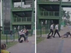 Seguranças de rodoviária de Cuiabá são flagrados agredindo idoso: veja vídeo