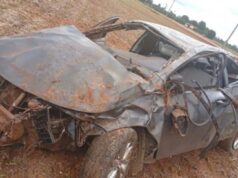 Motorista bêbado e sem cinto capota carro e é arremessado em acidente na MT-423