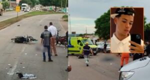 Adolescente de 17 anos morre ao colidir moto com lateral de carreta em rodovia no interior