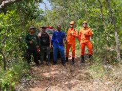 Trio se perde em trilha no Morro de São Jerônimo e é resgatado pelos bombeiros
