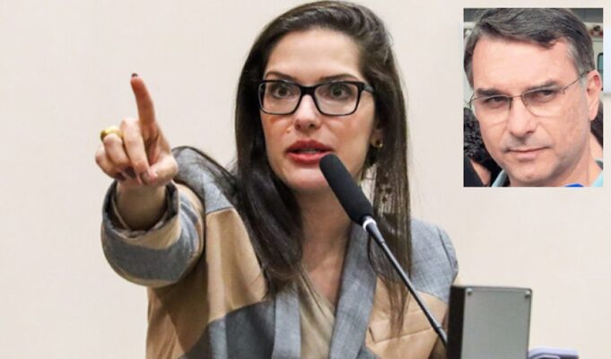 Janaína reafirma tendência de apoio do MDB ao filho de Bolsonaro