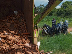 Guarda municipal flagra homem descartando resíduos em área verde – Guarda municipal flagra homem descartando resíduos em área verde