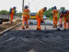 Secretaria de Viação e Obras realiza serviços de patrolamento e tapa-buracos em cinco bairros – Secretaria de Viação e Obras realiza serviços de patrolamento e tapa-buracos em cinco bairros