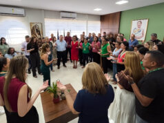 Servidores públicos de Várzea Grande comemoram com a prefeita aprovação dos PCCS – Servidores públicos de Várzea Grande comemoram com a prefeita aprovação dos PCCS