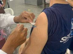 Profissionais da saúde recebem vacinação contra influenza no Pronto-Socorro de Várzea Grande – Profissionais da saúde recebem vacinação contra influenza no Pronto-Socorro de Várzea Grande