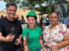 Prefeita Flávia Moretti acompanha mutirão do DAE-VG para combate a vazamentos no Grande Cristo Rei – Prefeita Flávia Moretti acompanha mutirão do DAE-VG para combate a vazamentos no Grande Cristo Rei