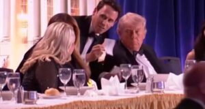 Trump é retirado às pressas de jantar nos EUA