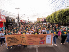 Caminhada encerra campanha contra o abuso e exploração sexual de crianças e adolescentes em Rondonópolis
