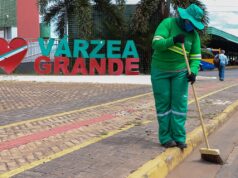 Centro de Várzea Grande e bairro Vitória Régia recebem serviços de limpeza e de zeladoria nesta segunda-feira (04) – Centro de Várzea Grande e bairro Vitória Régia recebem serviços de limpeza e de zeladoria nesta segunda-feira (04)