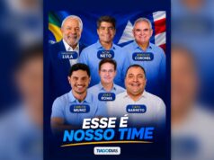 Justiça Eleitoral manda Meta remover santinho de Lula com ACM Neto e João Roma