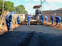 Várzea Grande avança com obras de pavimentação asfáltica e drenagem no bairro Pirinéu – Várzea Grande avança com obras de pavimentação asfáltica e drenagem no bairro Pirinéu