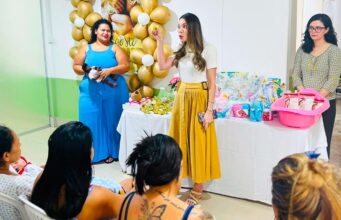 Agosto Dourado leva informação, acolhimento e carinho às mães da Maternidade Francisco Lustosa – Agosto Dourado leva informação, acolhimento e carinho às mães da Maternidade Francisco Lustosa