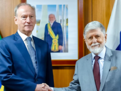 Enviado de Putin discute cooperação com Lula