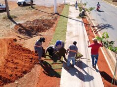 Serviços da Prefeitura pela cidade não param mesmo durante a Exposul