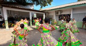 Alunos da EMEB Manoel Correia celebram a cultura mato-grossense com apresentações de Siriri e Cururu – Alunos da EMEB Manoel Correia celebram a cultura mato-grossense com apresentações de Siriri e Cururu