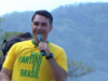“Vou ser o próximo presidente”, diz Flávio em 1º ato de campanha