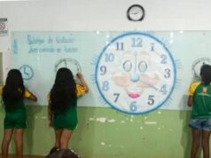 Alunos aprendem a identificar as horas em atividade prática e divertida – Alunos aprendem a identificar as horas em atividade prática e divertida