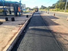 Prefeitura intensifica recapeamento da Avenida Tricolor, no Grande Cristo Rei – Prefeitura intensifica recapeamento da Avenida Tricolor, no Grande Cristo Rei